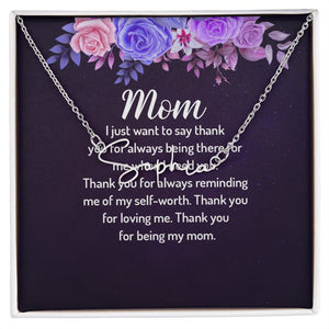Signature Necklace to Mom