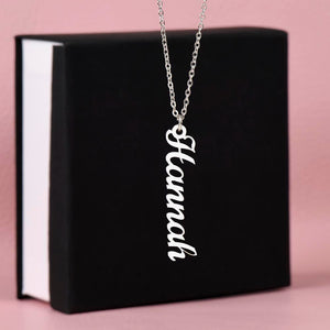 Vertical daughter necklace